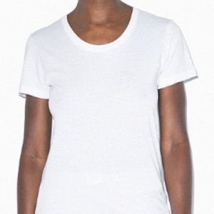 American Apparel Perfect White T 100% Cotton S
